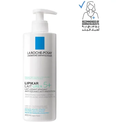 La Roche-Posay Lipikar Lait 5% Urea Body Lotion for Dry and Eczema Prone Skin 400ml