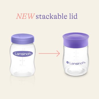 Lansinoh Breastmilk Storage Bottles (4 x 160ml)