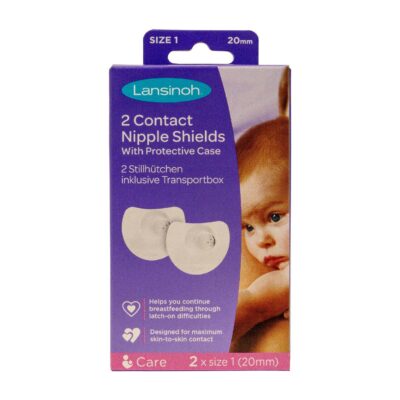 Lansinoh Contact Nipple Shields 20mm 2'S