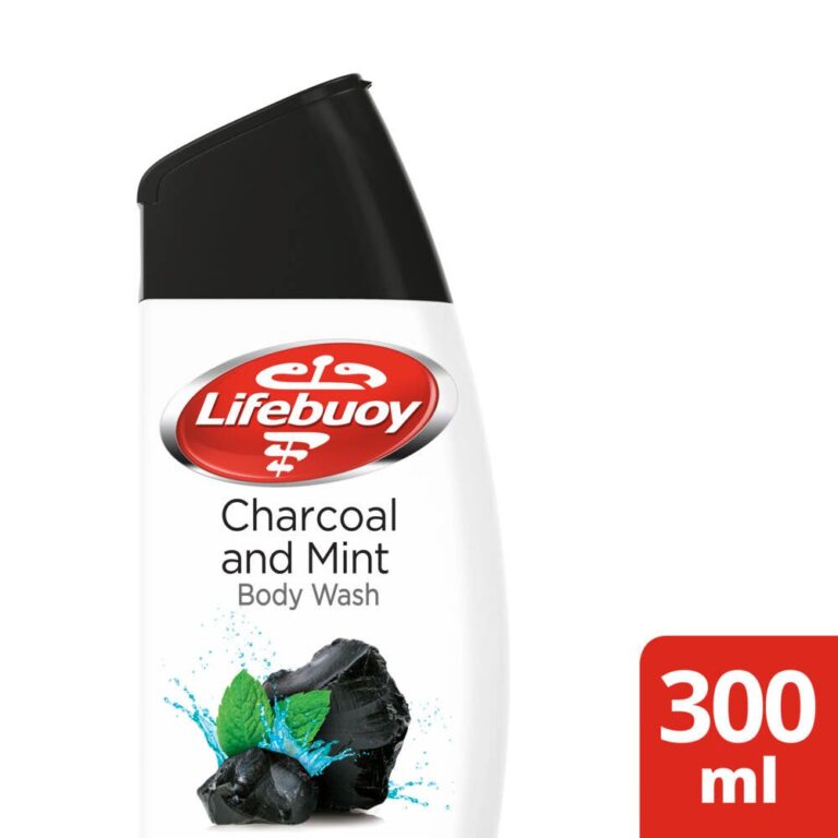 Lifebuoy Body Wash Charcoal & Mint 300 ml+Loofah - Image 1