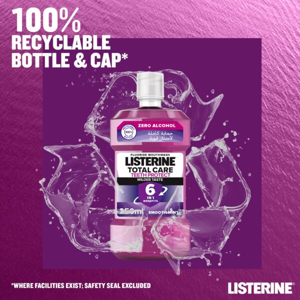 LISTERINE Mouthwash Total Care Milder Taste 250ml - Image 6