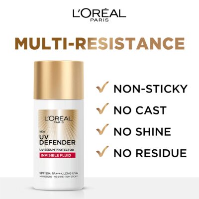 Loreal UV Defender Invisible Fluid 50 ml Daily Sunscreen