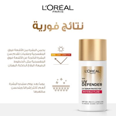 Loreal UV Defender Invisible Fluid 50 ml Daily Sunscreen
