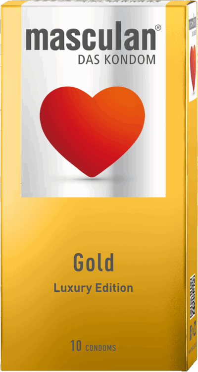 Masculan Condom Gold Luxury Edition - 10 Pcs