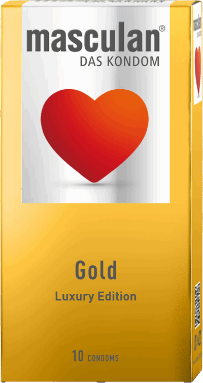 Masculan Condom Gold Luxury Edition - 10 Pcs