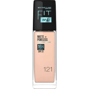 Maybelline Fit Me Foundation Matte & Poreless SPF 22 - Shade 121