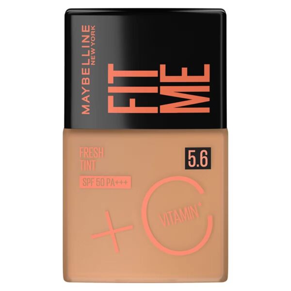 ⁦مايبيلين كريم أساس فيت مي فريش تينت SPF 50 C, 5.6 - إشراقة وحماية طبيعية⁩ - الصورة ⁦1⁩