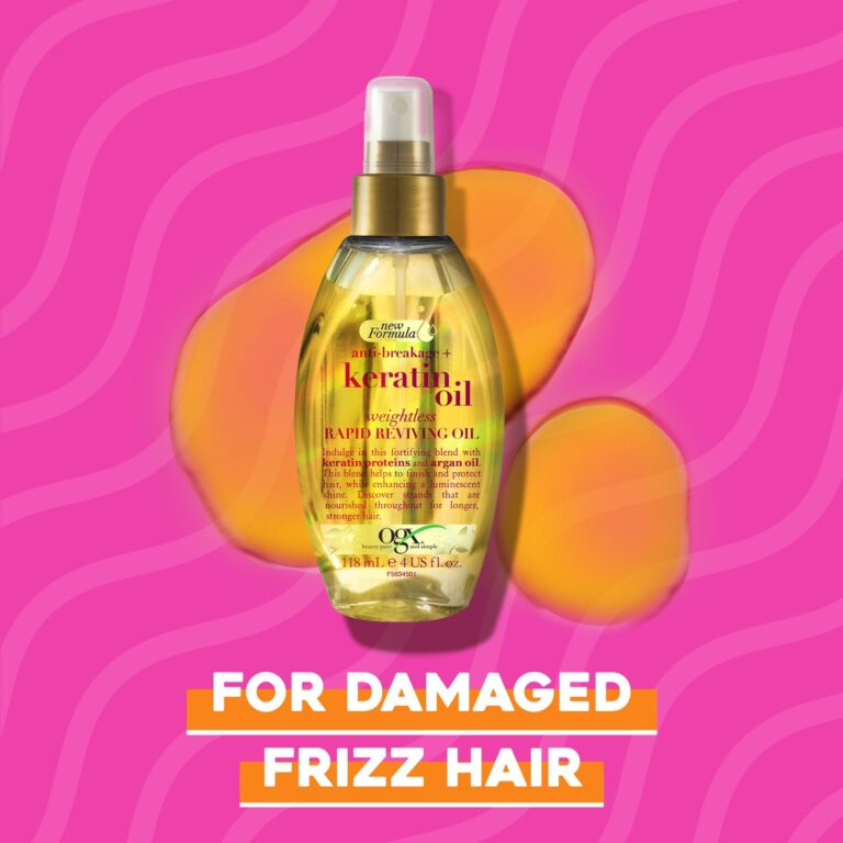 OGX Hair Oil Anti-Breakage Keratin Oil Spray 118ml - Image 4