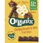 Organix Organic Chunky Banana & Date Fruit Bar 12months + 17g - Image 2