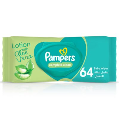 Pampers Baby Wet Wipes, Complete Clean, 1 pack x 64 Wipes