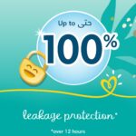 ⁦بامبرز بيبي دراي حفاضات مع لوشن الصبار، مقاس 3، 6-10 كجم، 272 حفاضة⁩ - الصورة ⁦5⁩