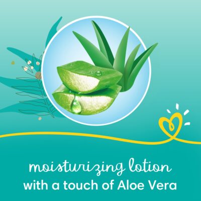 Pampers Aloe Vera Taped Diapers, Size 4, 9-14kg, Mega Pack, 76 Diapers