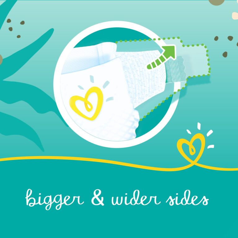 Pampers Aloe Vera Taped Diapers, Size 6, 13+kg, Mega Box, 72 Diapers - Image 7