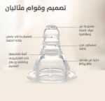 ⁦بيجون حلمة رضاعة سيليكون متوسطة التدفق، خاليه من BPA، 1 قطعة⁩ - الصورة ⁦3⁩