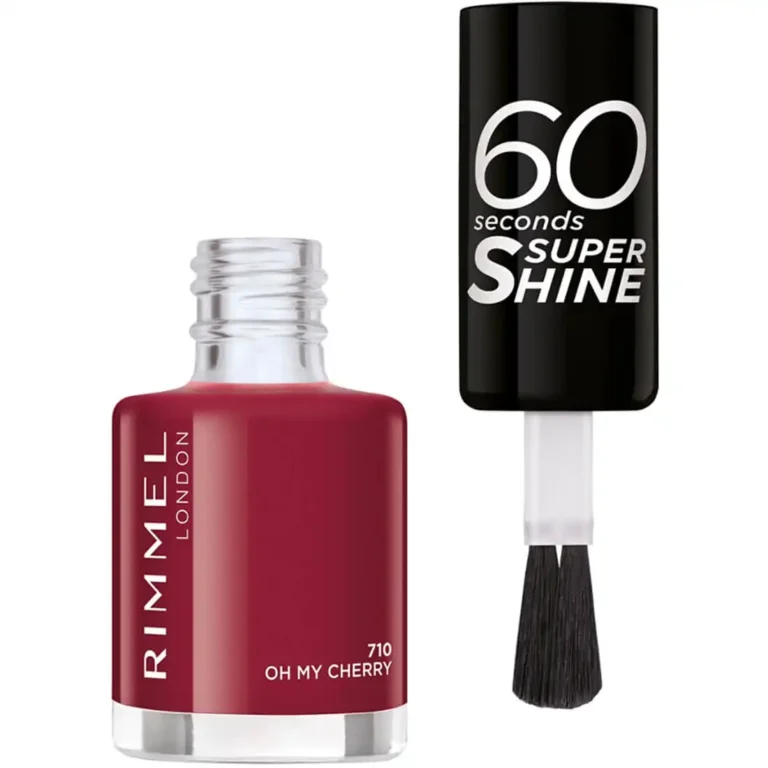 Rimmel 60 Sec Super Shine Nail Polish #710 - Red - Image 1