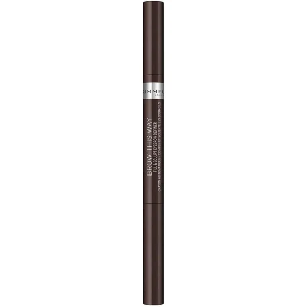 Rimmel Brow This Way 2In1 Filler & Fixer - Dark - Image 1