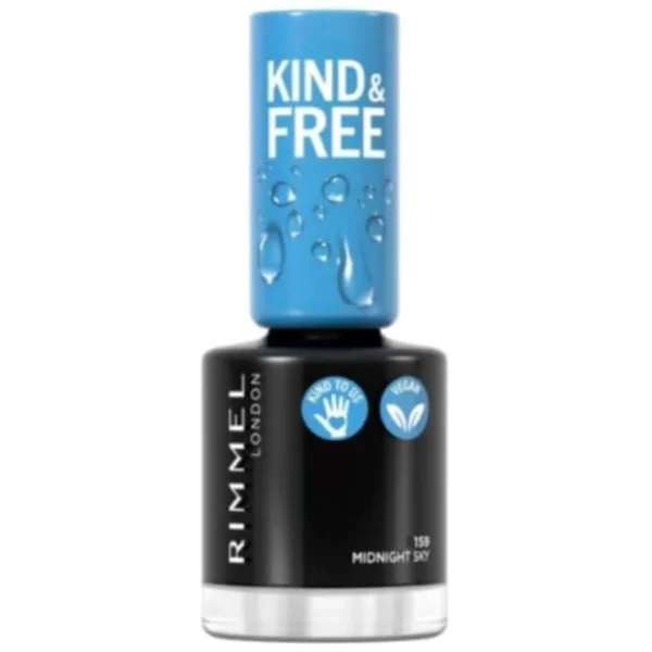 Rimmel Kind & Free Nail Polish - 159 Midnight Sky - Image 1