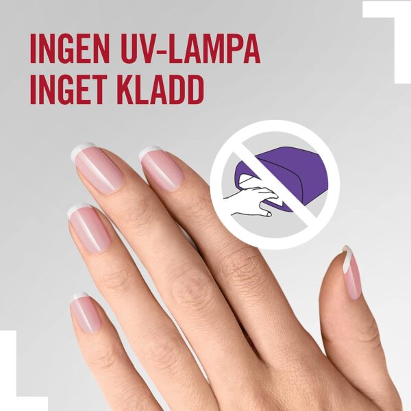 Rimmel Super Gel Nail Polish - 090 Porcelain: Professional Gel Manicure at Home - Image 3