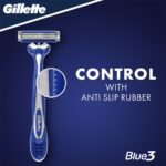 Gillette Blue3 Comfort Razor Disposable 8+4 Free - Image 3