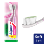 Signal Sensisoft Sensitive Toothbrush 1+1 - Superior Softness, Comprehensive Care