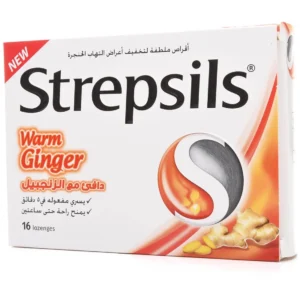 Strepsils Warm Ginger & Lemon Lozenges - 16 Count