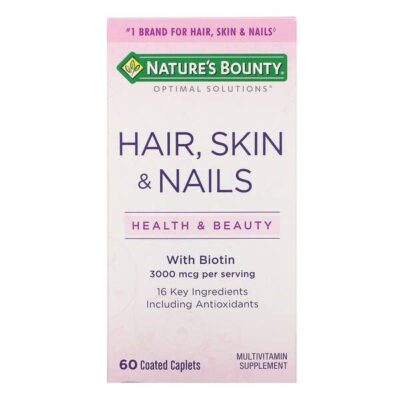 Nature'S Bounty Hair, Skin & Nails 30 Caplets - أقراص للشعر، البشرة، والأظافر