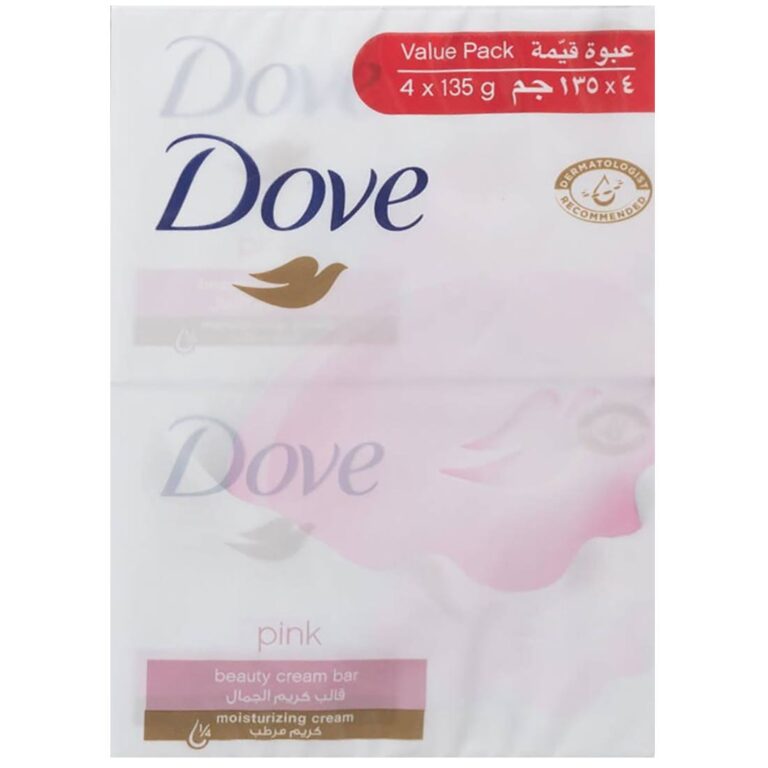 Dove Pink Beauty Bar - Promotional Pack (4 x 135 Gm) - Image 1