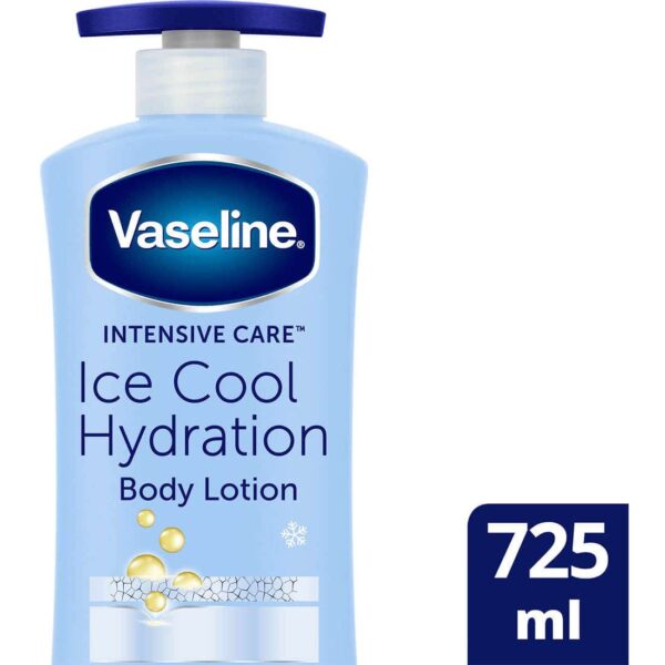 Vaseline Body Lotion Ice Cool Hydration 725ml - Instant Refreshment - Image 5