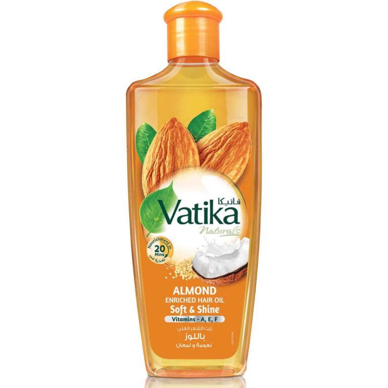 Dabur Vatika Almond Enriched Hair Oil - 300ml | For Soft & Shiny Hair - Image 1