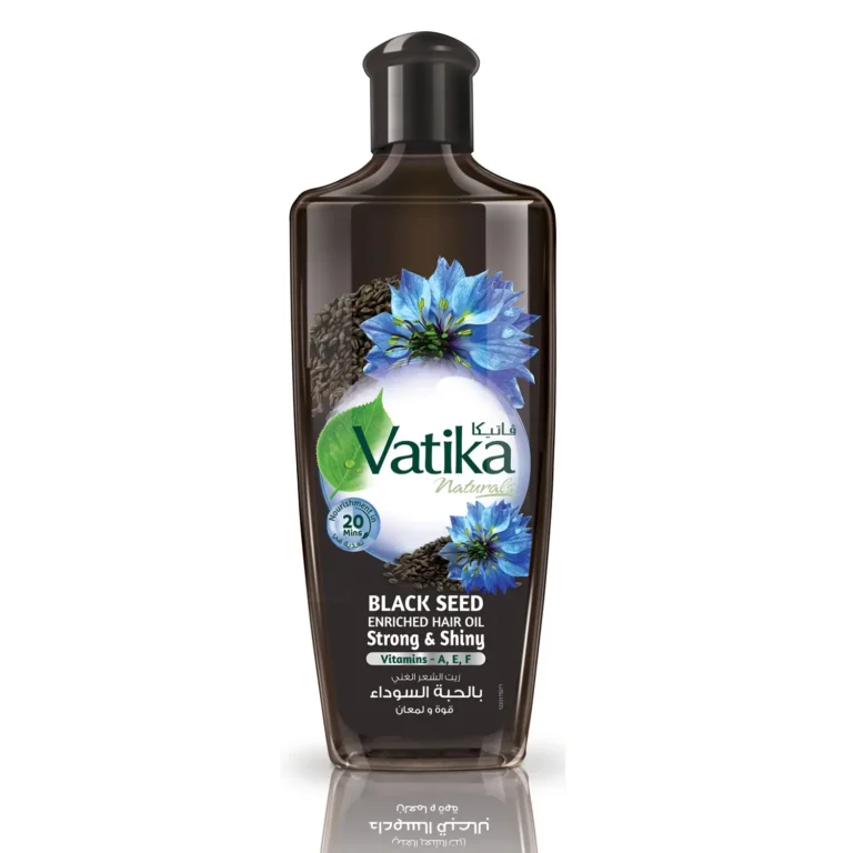 Vatika Hair Oil Black Seed 200 ml - For Strong & Shiny Hair - Image 1