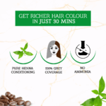 Vatika Henna Hair Color Dark Brown - 60 gm: Long-Lasting Natural Shade - Image 4