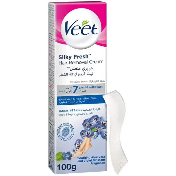 Veet Hair Removal Cream for Sensitive Skin - 100 Gm - Image 1