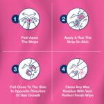 Veet Pure Wax Strips for Underarm Hair Removal, Sensitive Skin - 16 pcs - Image 5