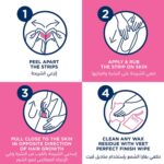 Veet Wax Strips for Face Hair Removal - 20 Pcs - Image 2