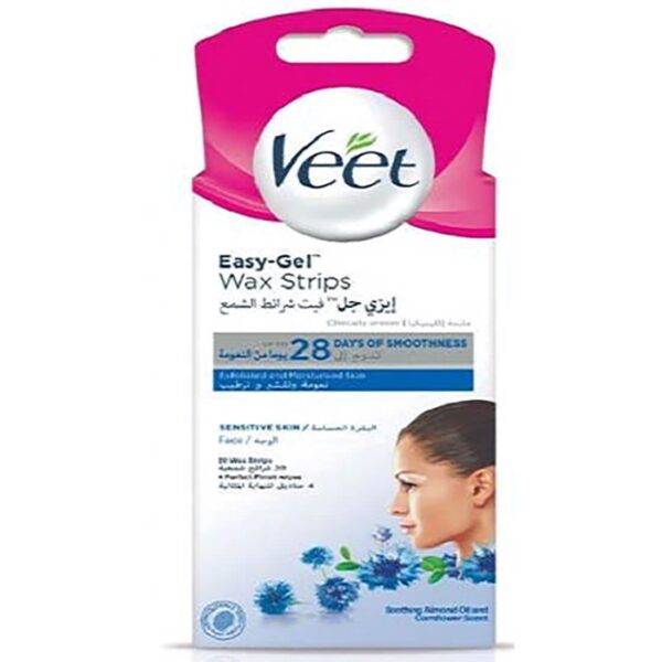 Veet Wax Strips for Face Hair Removal - 20 Pcs - Image 6