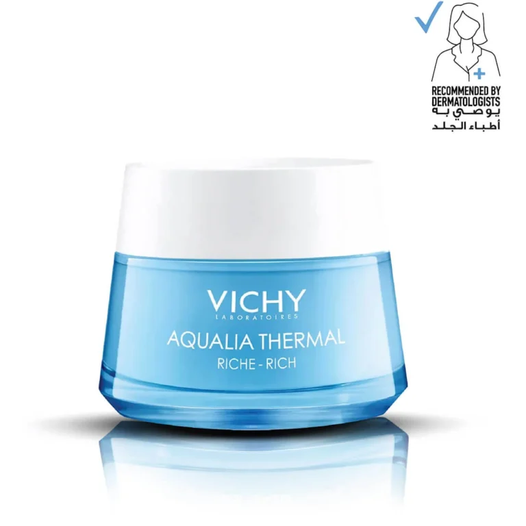 Vichy Aqualia Thermal Rich Face Cream Moisturizer for Dry Skin with Hyaluronic acid 50ml - Image 1