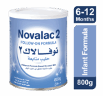 نوفالاك حليب أطفال (2) - تركيبة متابعة للأطفال من 6-12 شهرًا، 800 جم