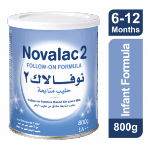 نوفالاك حليب أطفال (2) - تركيبة متابعة للأطفال من 6-12 شهرًا، 800 جم