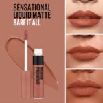 Maybelline Sensational Liquid Matte Lipstick - Nu01 Nude - Image 3