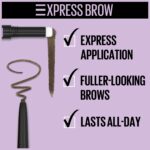 Maybelline Express Brow Satin Dou Nu Eyebrow Pencil & Powder - 05 Medium Brown - Image 5