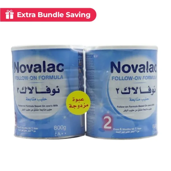 Novalac (2) 800 Gm: Complete Follow-on Formula - Image 1
