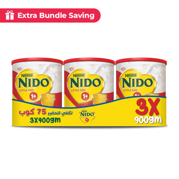 Nido 1+ Gum Stage 3 (1-3 Years) - 3x900gm Triple Pack - Image 1