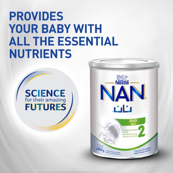 Nan Duo 2 Follow-up formula, 6 to 12 months, 800g - Image 2