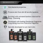 Yardley London Gentleman Urbane Body Wash for Men - Anti-Bacterial Deep Cleanser (180 ml) - Image 4