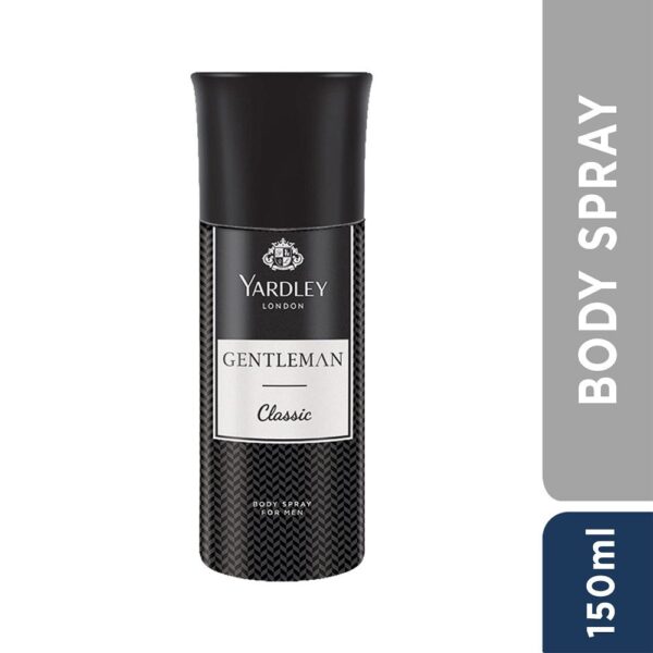 Yardley London Gentleman Classic Deodorant Body Spray for Men - 150 ml - Image 2