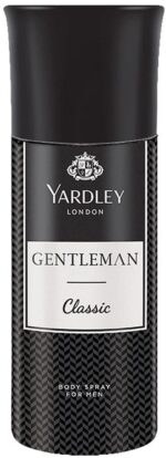 Yardley London Gentleman Classic Deodorant Body Spray for Men - 150 ml