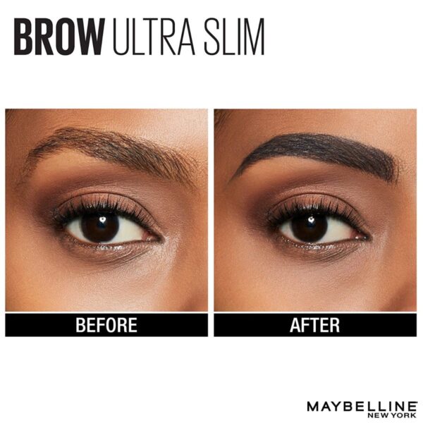 Maybelline New York Brow Ultra Slim Pencil - 06 Black Brown - Image 3