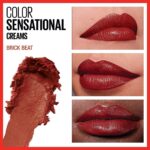 Maybelline Color Sensational Lipstick - 122 Brick Beat - Nude - Image 4