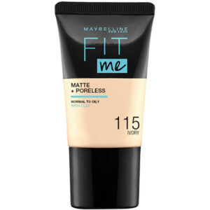 Maybelline Fit Me Matte & Poreless Foundation 115 Ivory 18ml