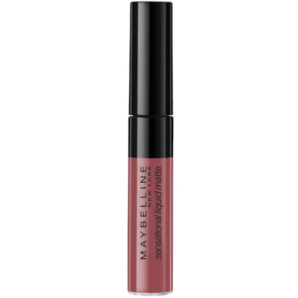 ⁦أحمر شفاه سائل مات Sensational من Maybelline - درجة 06 بيست بيب⁩ - الصورة ⁦1⁩